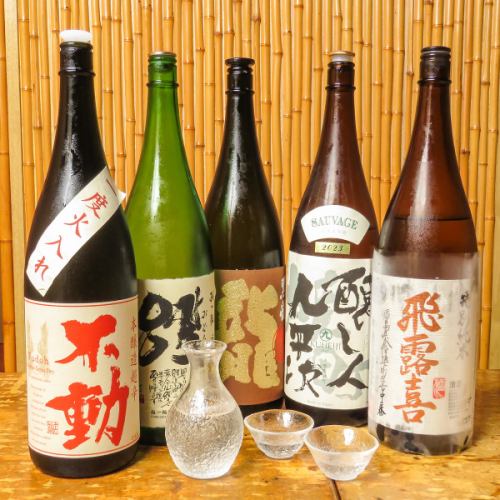 コースの飲み放題は、日本酒/梅酒/焼酎も豊富に取揃え…