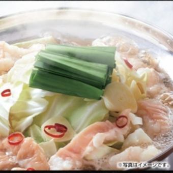 [All-you-can-drink addition available] Includes motsu nabe course and dessert, total of 7 dishes