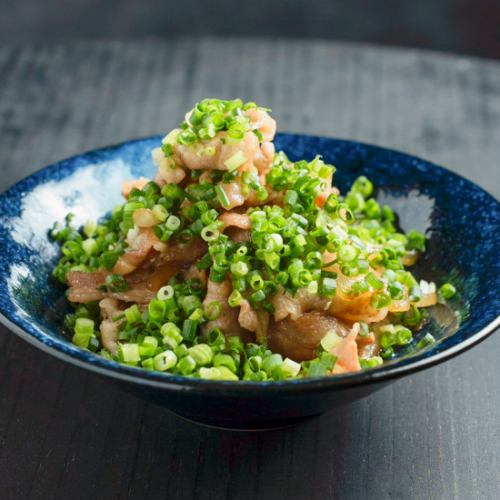 Stir-fried pork belly (with lots of green onions)