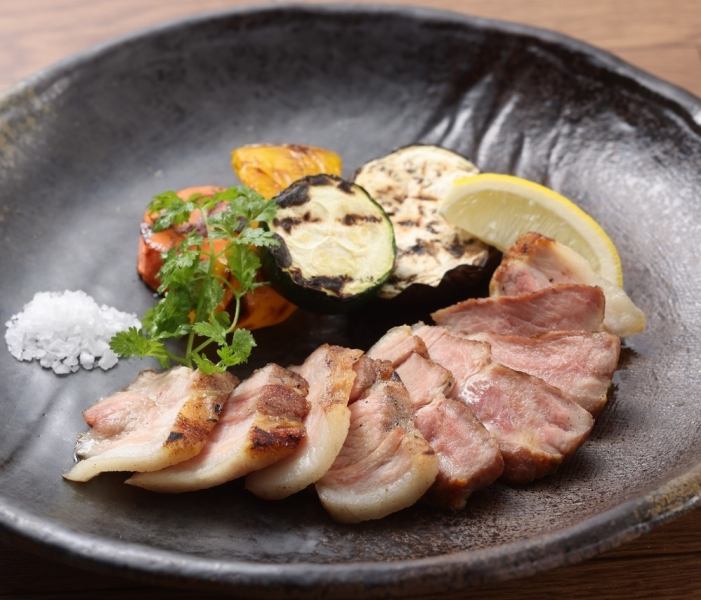 尾道　六穀豚ロース炭火焼き