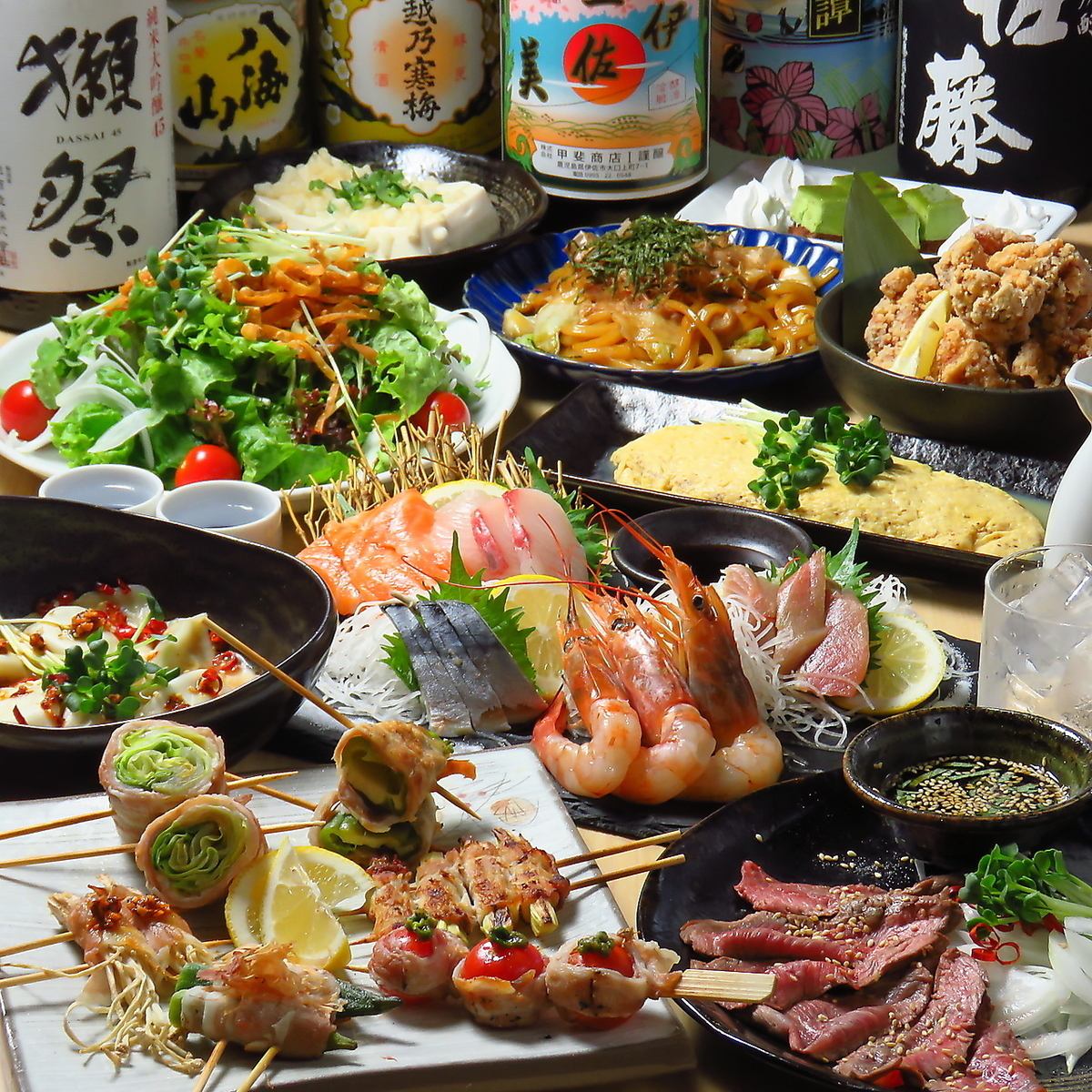 嬉しい3時間飲み放題付コース4000円～各種ご宴会に最適◎
