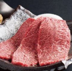 Rare blade steak separately