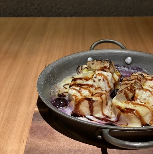 フォアグラとクアトロチーズのフレンチトースト