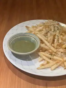 フライドポテト グリーンのマスタード