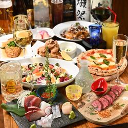 大型廚房享受套餐♪共8道菜品4,400日圓（含稅）