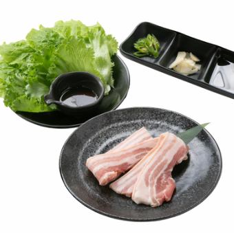 サムギョプサル　韓菜セット　