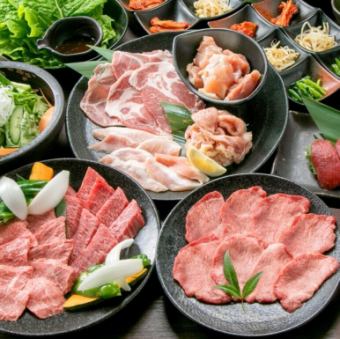 【スタンダード飲放題120分】定番人気の肉&満足ボリューム満点の“宴コース”全16品6500円(税込)