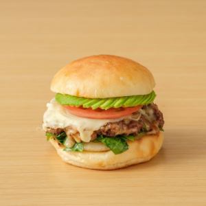 Teriyaki Avocado Cheese Burger