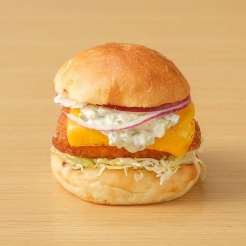 Salmon Cheese Burger