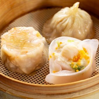 【ライトコース】香港點心3点・鮑のステーキなど全9品+乾杯ドリンク