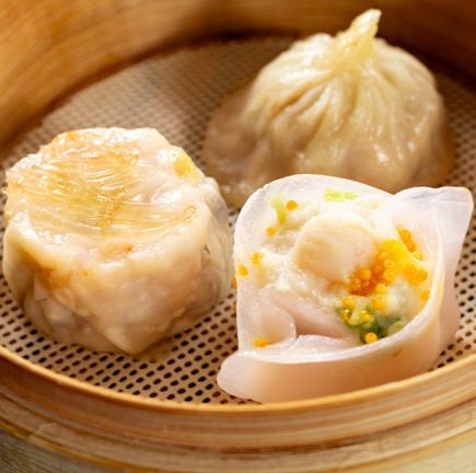 【ライトコース】香港點心3点・鮑のステーキなど全9品+乾杯ドリンク