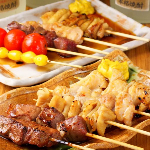 ＜秘伝焼き鳥1本120円＞絶品タレの焼き鳥が大人気!!嬉しい1本120円♪是非ご賞味あれ！