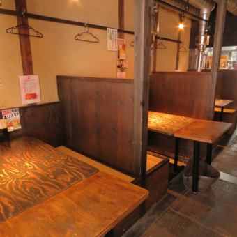 Up to 4 table seats can be used in various scenes ◎ Not only banquets and drinking parties, but also families with children are welcome ♪