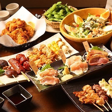 【竹ノ塚駅西口90秒】ご宴会は焼鳥に決定!飲み放題付きコースは3980円~各種ご用意