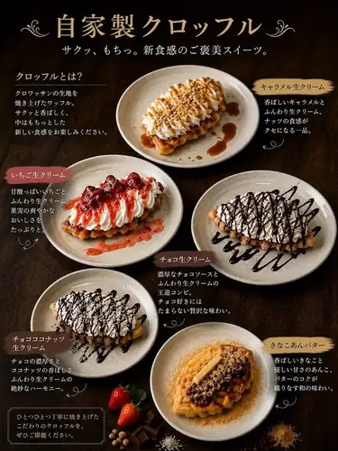 クロッフル各種
