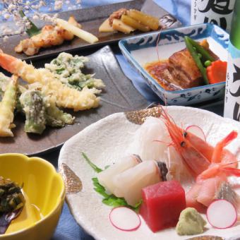 Very popular! Seasonal banquet course 7,000 yen including 90 minutes of all-you-can-drink♪