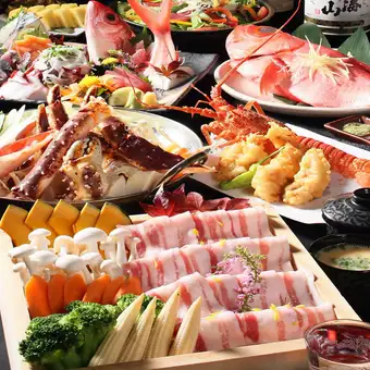 厳選和牛の牛タンや金目鯛の煮付け付3時間飲み放題 全11品『日向コース』7000円⇒6000円