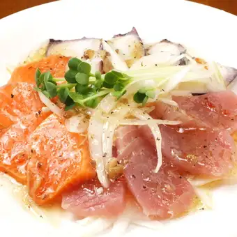 Directly from Tsukiji! Daily carpaccio