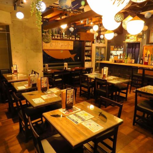 일본식(사)BAR인 차분한 공간