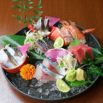 ★ご予約限定特別価格★お造りお任せ7種盛り+席のみ予約《予約限定2980円→2380円》