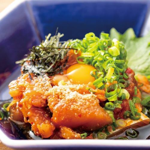 とろ鯖の生ユッケ