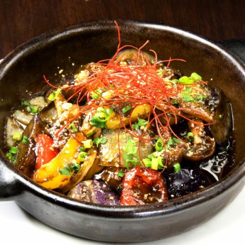 黒い鯖麻婆茄子