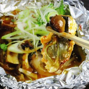 鯖の柚子味噌ホイル焼き