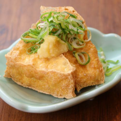 自家製厚揚げ豆腐