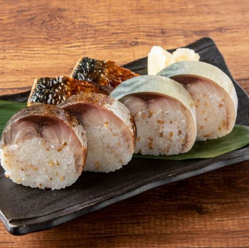 鯖寿司の盛り合わせ