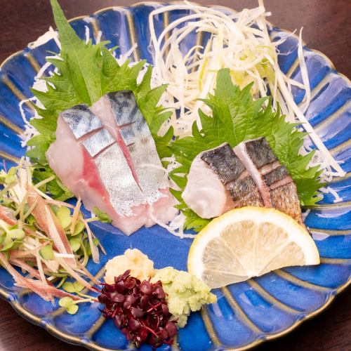 豊後鯖の食べ比べ(4貫)