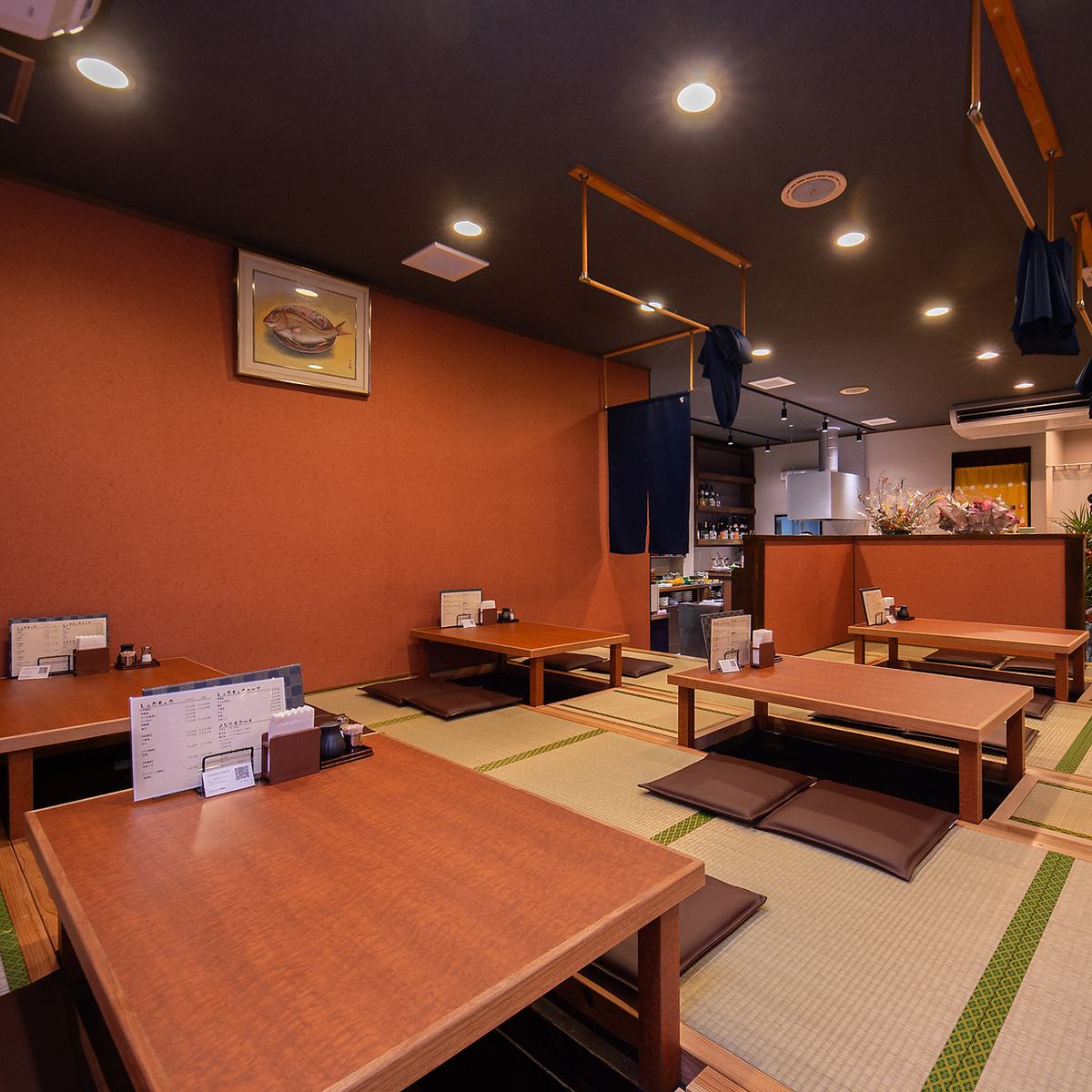 お座敷のテーブルを完備しておりますのでお子様も大丈夫