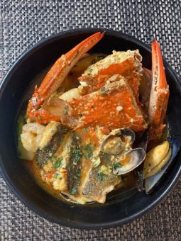 The ultimate bouillabaisse packed with the delicious flavors of seafood.