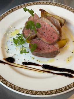 Roasted Magret Duck with Balsamic Sauce