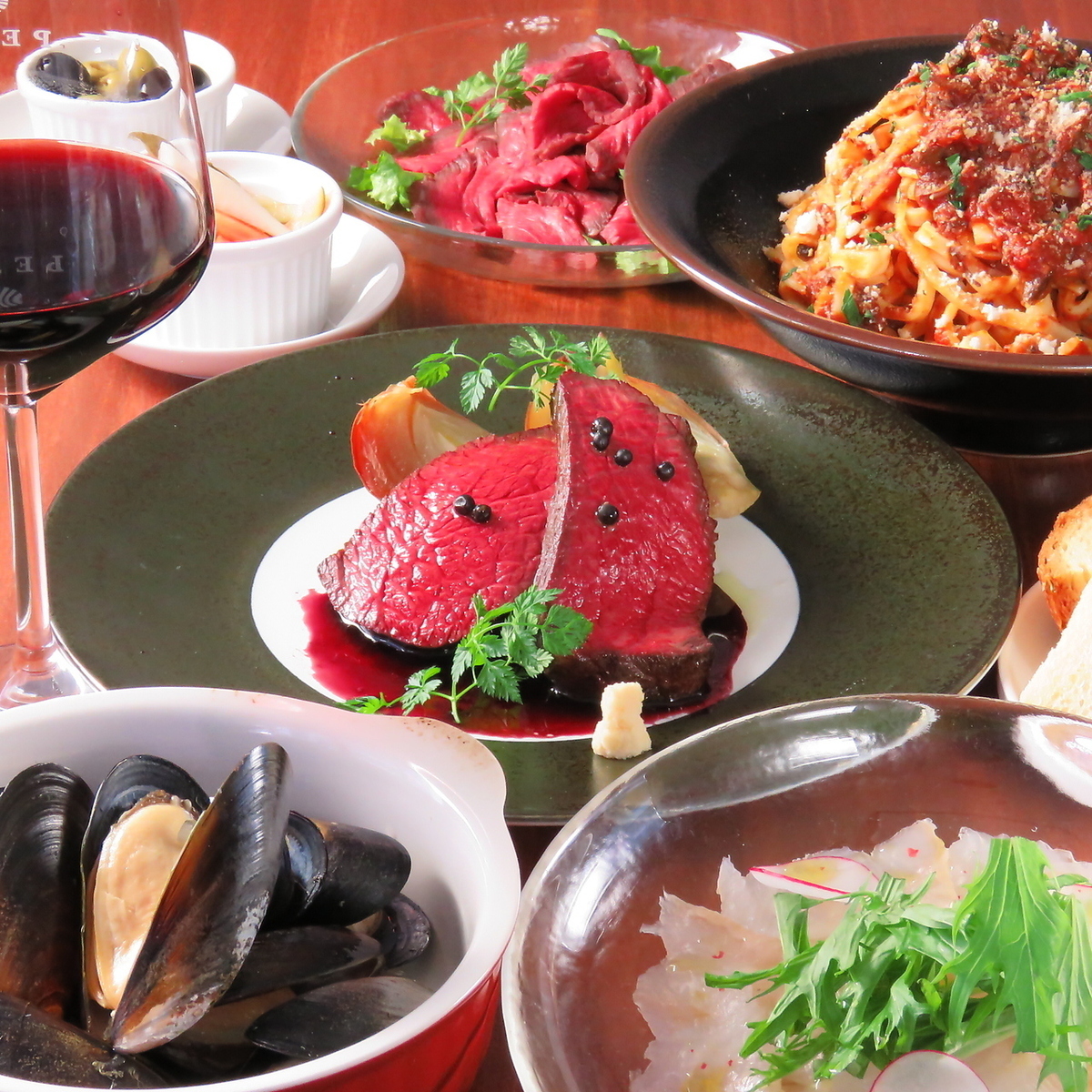漁師さんから直接仕入れた新鮮なエゾ鹿肉料理は当店自慢の逸品☆