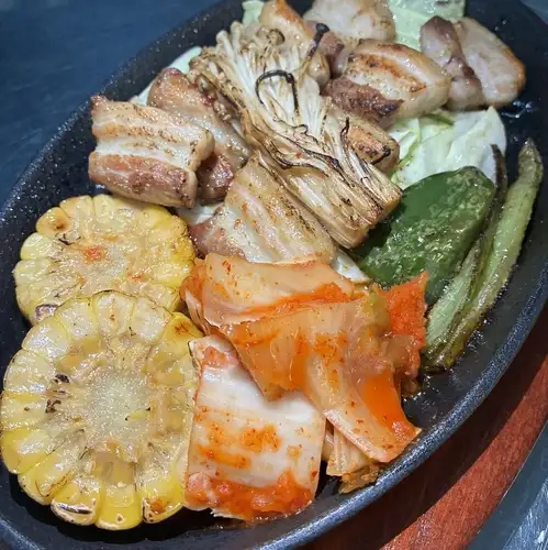 五花肉鐵板燒