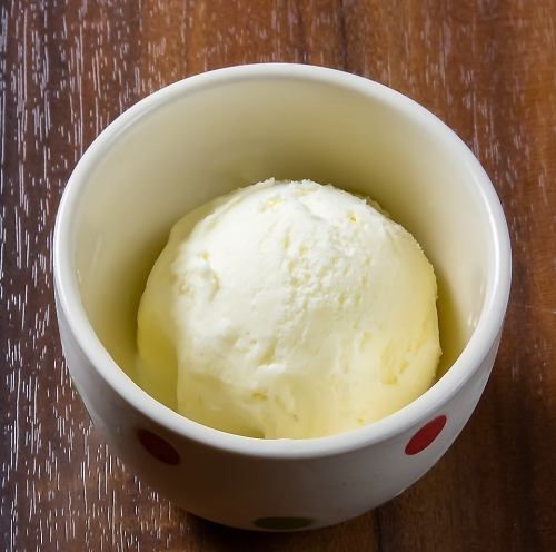 バニラアイス