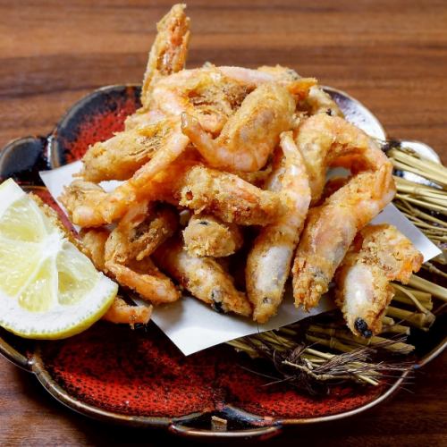 甘海老の唐揚げ