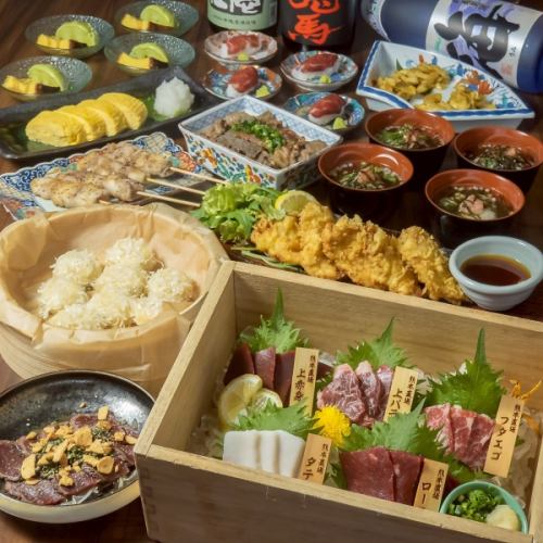宴会コースは飲み放題付き