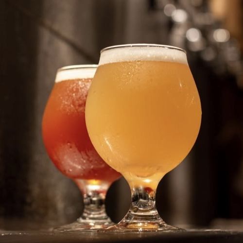 自社醸造のクラフトビール