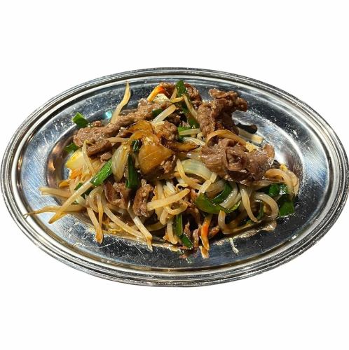 韓国風牛肉炒め
