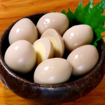 Quail boiled egg in soy sauce
