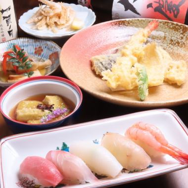 Five-color kaiseki course, 8 dishes, 5,500 yen (tax included)