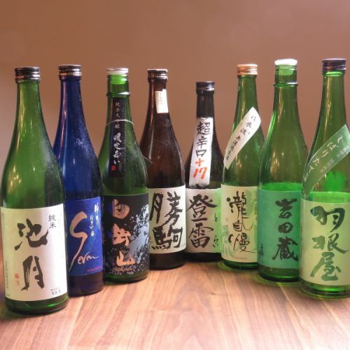 We also have a wide variety of local sake available♪ Feel free to stop by on your way home from work.