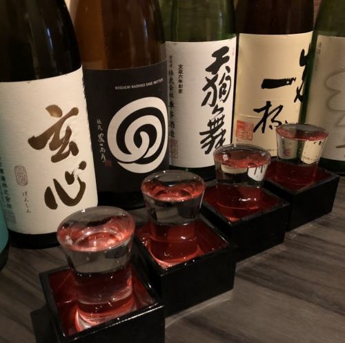 Carefully selected Ishikawa local sake