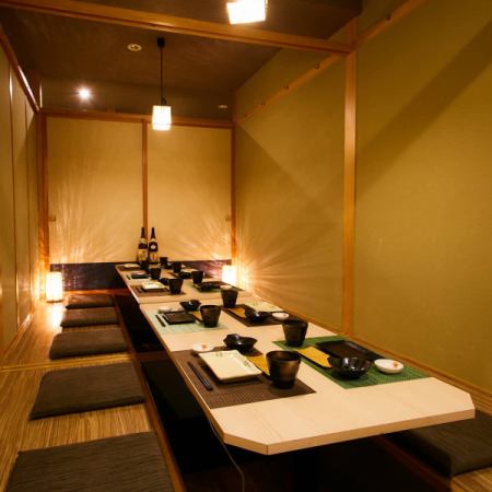 Private room for 8 people *The photo is of an affiliated restaurant.