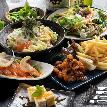 【宴コース】平日限定！コスパ抜群！◎120分飲み放題◆全６品