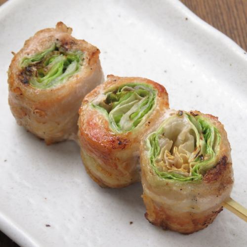 レタス豚巻き