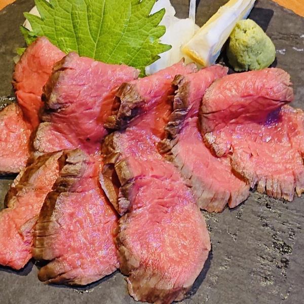 赤毛牛のローストビーフ