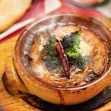 ソフトシェルシュリンプのアヒージョ