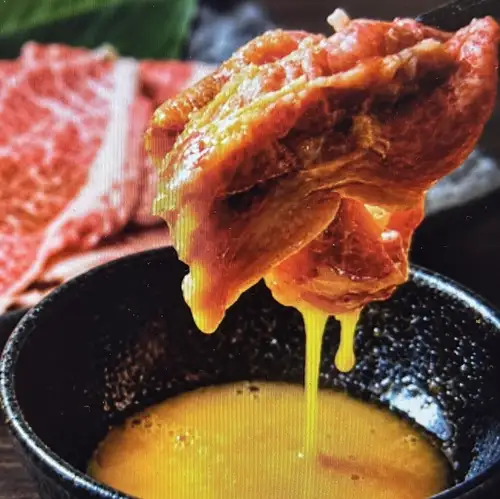 Grilled or sukiyaki-style marbled Wagyu beef